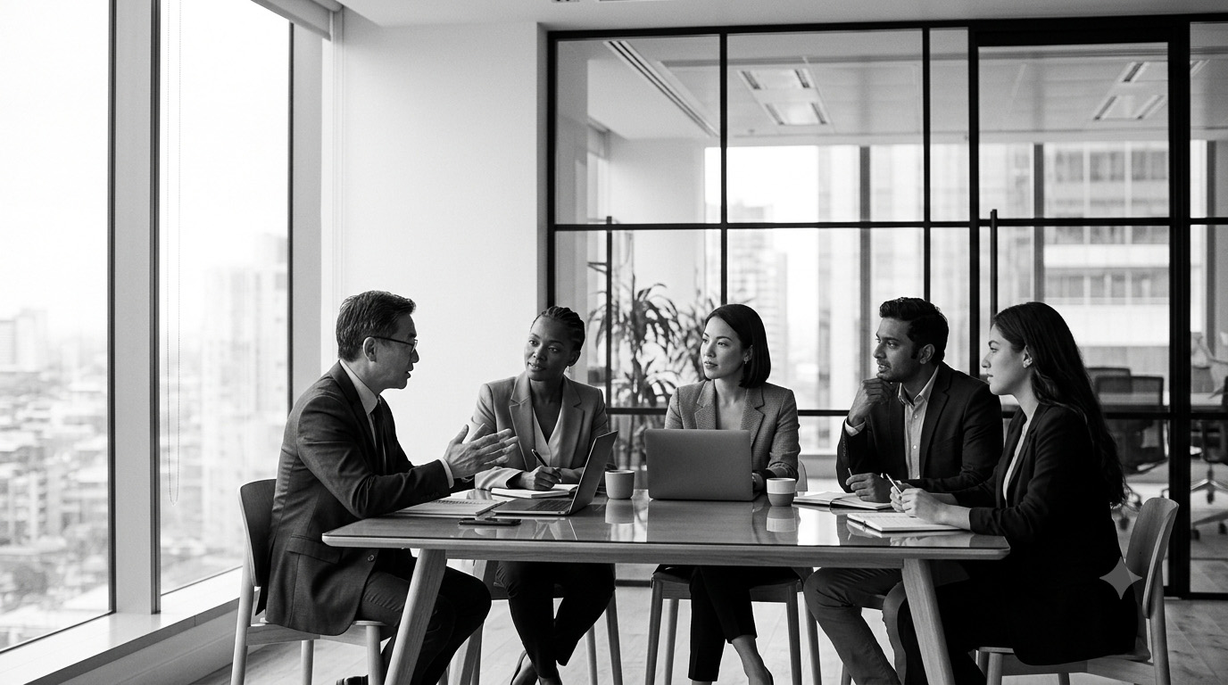 Treinamento de inglês in-company para times de liderança